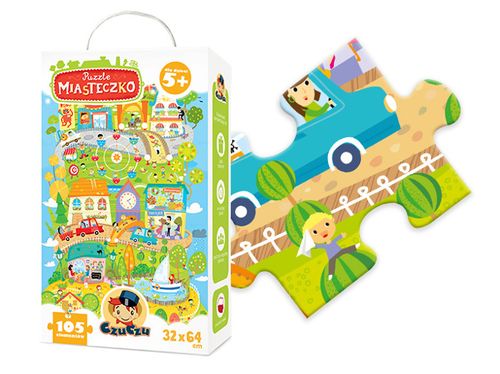 CzuCzu PUZZLE MIASTECZKO 105 elementów na Arena.pl