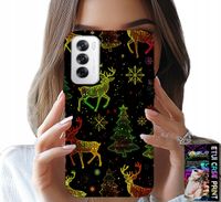 ETUI DO OPPO RENO12 PRO 5G - RENIFER, PŁATEK ŚNIEGU, CHOINKA + FOLIA