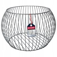 DONICA GABIONOWA OGRODOWA ZE STALI 66CM OCYNKOWANA