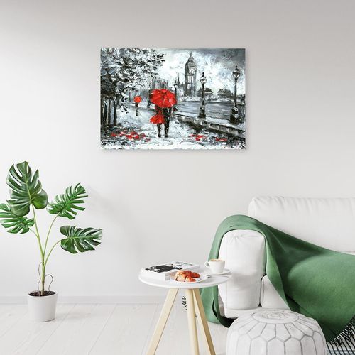 Deco Panel, Londyn w deszczu 90x60 na Arena.pl