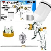 PISTOLET LAKIERNICZY DO MALOWANIA HVLP Z GÓRNYM ZBIORNIKIEM 0,6L 1.4 mm