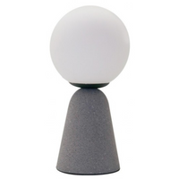 Stolikowa lampka kula AZ3463 NEWTON B TABLE Azzardo minimalistyczna szara