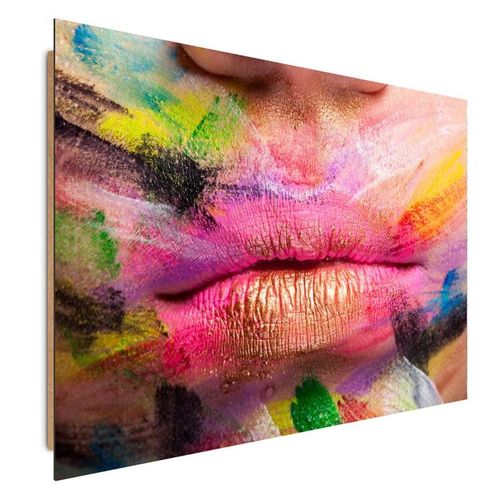 Deco Panel, Kolorowe usta 2 80x60 na Arena.pl