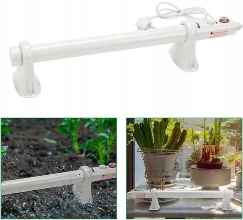 GRZEJNIK RUROWY Z TERMOSTATEM 55W, IP44, dł.50cm, łazienkowy, VF KRAKOW na Arena.pl