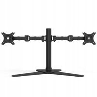 Biurkowy uchwyt do dwóch monitorów 10"-30