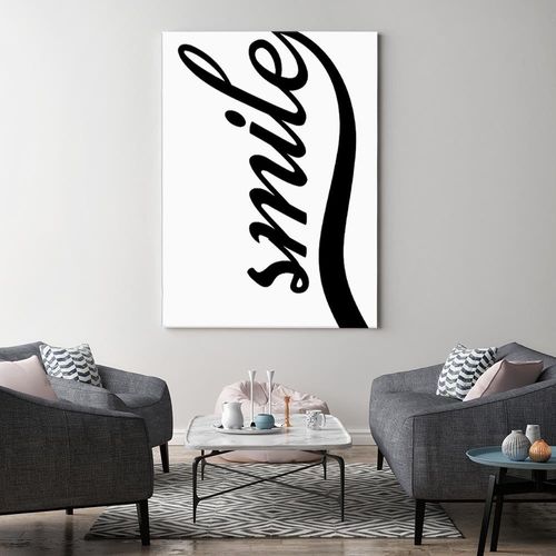 Deco Panel, Biały uśmiech 40x60 na Arena.pl