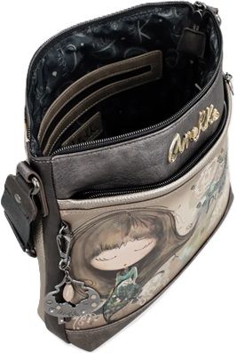 A152 Torebka Anekke listonoszka szeroki pas seria Real z dziewczynką na Arena.pl