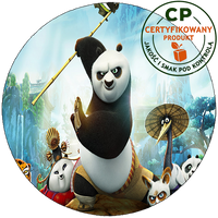 Opłatek na tort Kung fu Panda