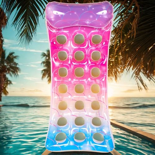 MATERAC do pływania dmuchany duży HAMAK LEŻAK WODNY na basen plażę wode na Arena.pl