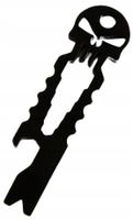 Breloczek Survival Skull Mściciel Czarny Niezbędnik Punisher Łomik Breszka
