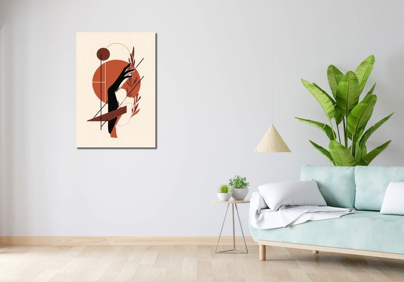 Obraz 60x90cm Zmierzch na Dłoni zdjęcie 2
