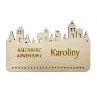 KALENDARZ ADWENTOWY z grawerem dla dziecka  BAZA  01