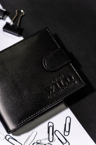 Elegancki portfel męski skórzany zapinany w pudełku na prezent Always Wild na Arena.pl