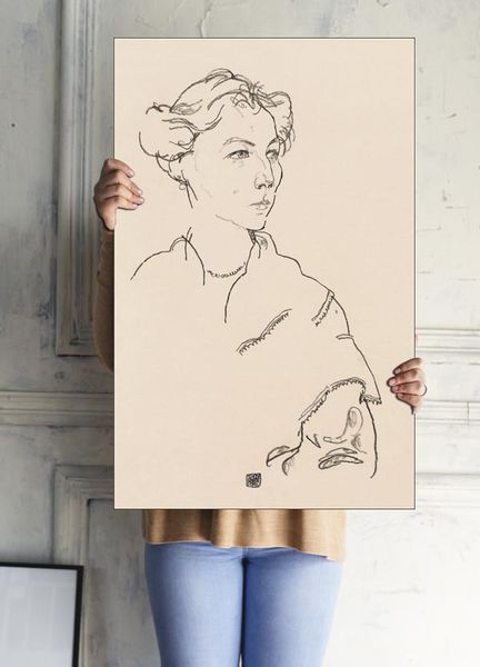 Lilly Steiner, Egon Schiele - plakat 30x40 cm zdjęcie 2