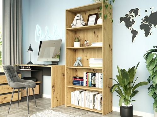 REGAŁ 80CM PÓŁKA SZAFKA KSIĄŻKI SEGREGATORY ARTISAN na Arena.pl