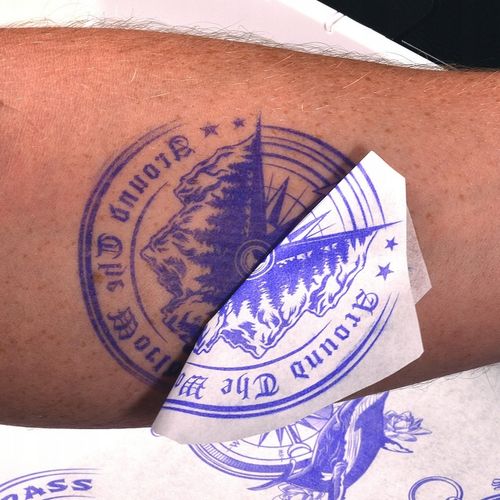 papier transferowy do drukarki Stencil Tattoo Paper A4 100 arkuszy na Arena.pl