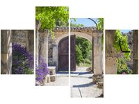 120CM 80CM ZEGAR 4 ELEM STARE OPACTWO ST HILAIRE OBRAZ ŚCIENNY