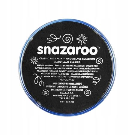Farba do twarzy 18 ml czarna Snazaroo 1118111 zdjęcie 1