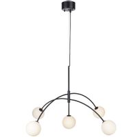 LAMPA wisząca HEAVEN 107560 Markslojd metalowa OPRAWA zwis kule szklane balls czarne białe