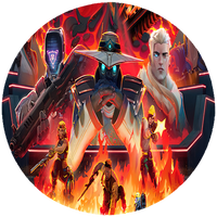 Opłatek na tort Valorant