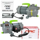 POMPA OGRODOWA DO WODY NAC GPE100-L 1 KW 4500 l/h DO PODLEWANIA ZASYSA 8 M