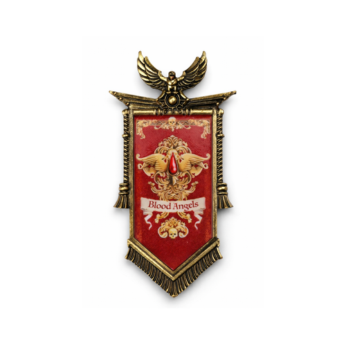 Blood Angels Banner | 22 cm | Metal | Magnes | Warhammer 40k na Arena.pl