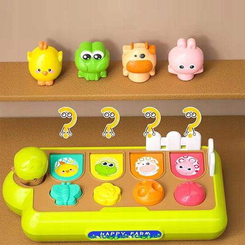 WYSKAKUJĄCE ZWIERZĄTKA ZABAWKA EDUKACYJNA POP-UP INTERAKTYWNA DLA DZIECI na Arena.pl