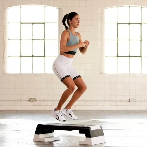 REEBOK STEP CZARNO-BIAŁY RAP-11150WH zdjęcie 9