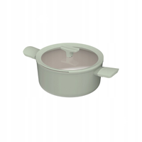 Garnek z pokrywą BergHOFF Balance Sage 24cm 4,4 l Nieprzywierający