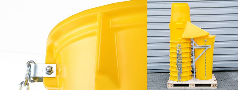 Zsyp do gruzu budowlany HIGHER zsypy 8 metrów zdjęcie 8