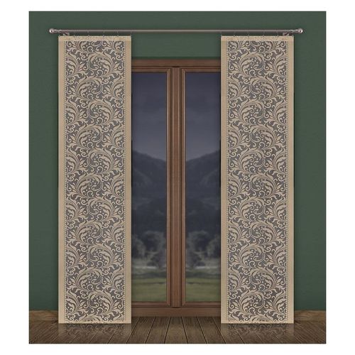 Firana a'la panel Beżowy Homer szerokość 60 cm DomoweTekstylia | WN744H 062 na Arena.pl