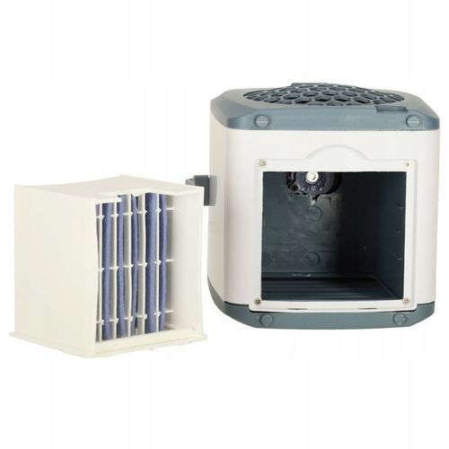 SKUTECZNY Mini klimatyzator wentylator nawilżacz powietrza na wodę z rączką na Arena.pl