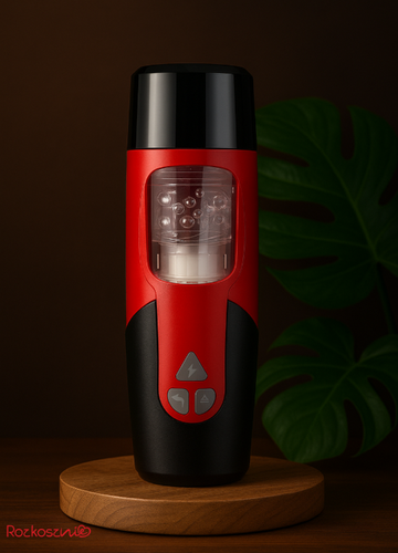 Automatyczny męski masturbator z rotacją i posuwem stymulacja sex gadżet na Arena.pl