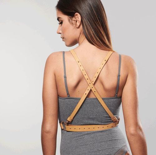 bijoux indiscrets - maze net cleavage harness brown na Arena.pl
