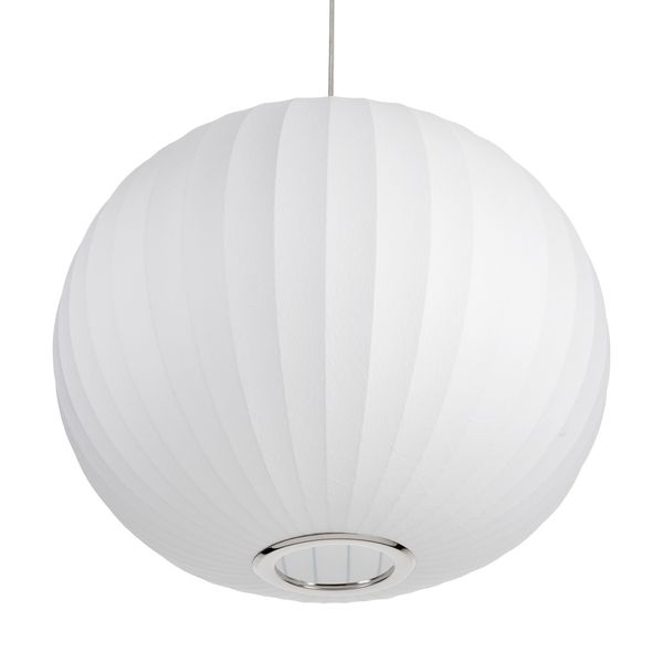 Lampa wisząca SILK biała 50 cm zdjęcie 5