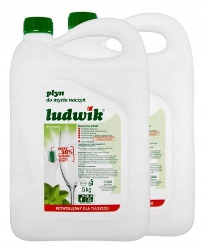 LUDWIK Płyn do mycia naczyń miętowy 5 kg na Arena.pl