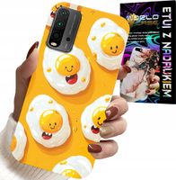 ETUI DO XIAOMI REDMI 9T - SŁODKIE UŚMIECHNIĘTE JAJKA CASE + FOLIA