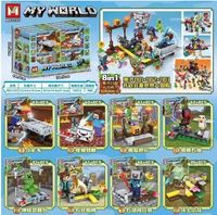 Klocki konstrukcyjne My World MG1101 zestaw 8w1 kraina przygód