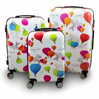 17313 Set walizek BALLON zestaw 3 szt poliwęglan XL L M set