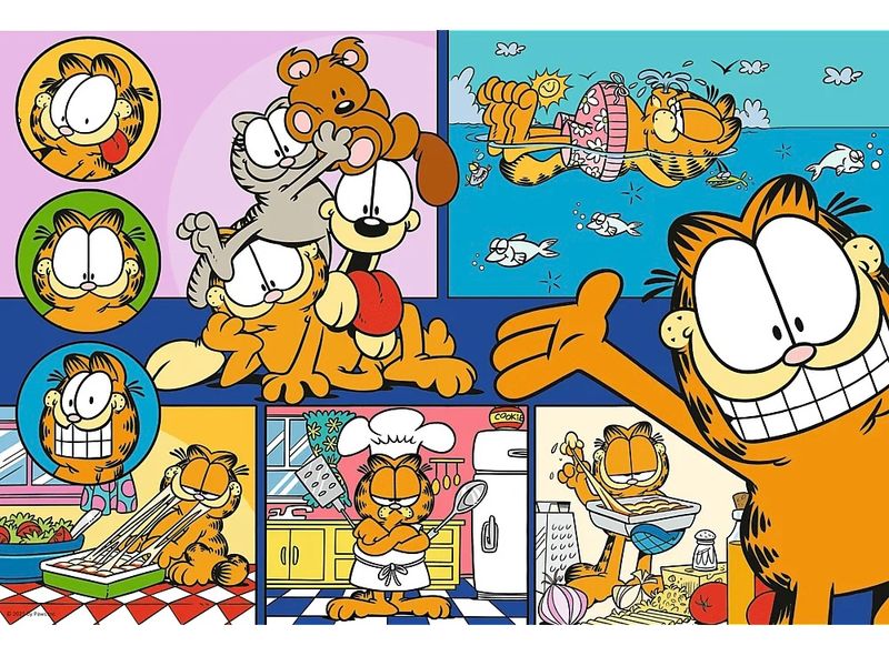 Puzzle 100 Leniwy Garfield 16521 zdjęcie 6