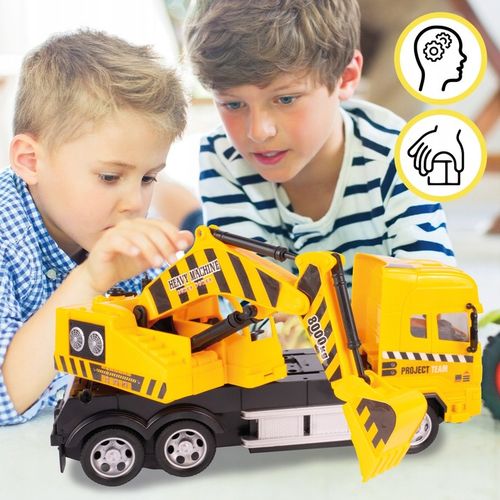 CIĘŻARÓWKA SAMOCHÓD KOPARKA RC ZDALNIE STEROWANY AUTO NA PILOTA DLA DZIECI na Arena.pl