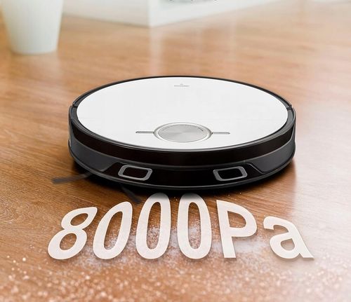 ROBOT SPRZĄTAJĄCY 2W1 LASER SAMOOPRÓŻNIAJĄCY MOPUJĄCY NAJMOCNIEJSZY 8000PA na Arena.pl