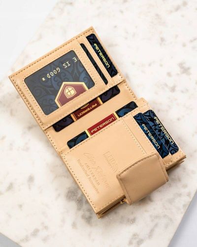 mały portfel damski ze skóry ekologicznej - peterson na Arena.pl