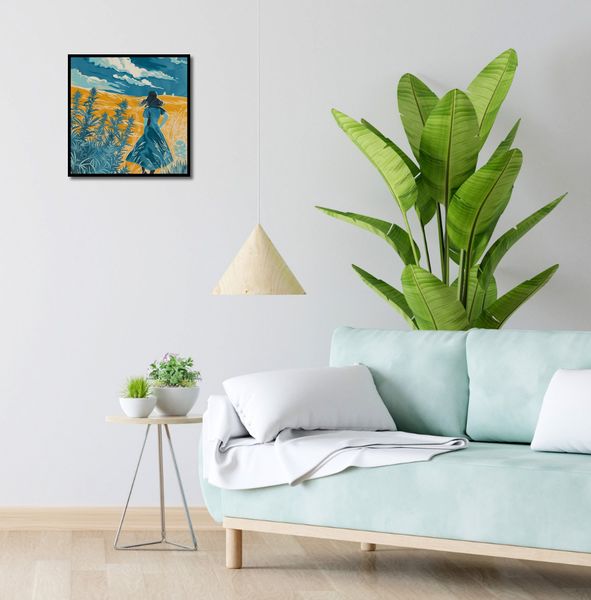 Plakat 40x40cm Podróż przez Pola zdjęcie 4