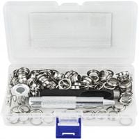 ZESTAW OCZEK DO PLANDEKI Z ZAKUWAKIEM OCZKA DZIURKACZ 10MM NAPY 100 SZT.