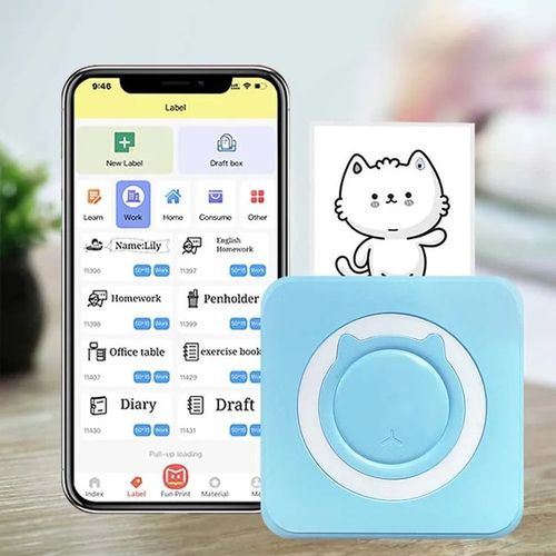 Mini drukarka termiczna przenośna dla dziecka C15 Bluetooth Drukuś na Arena.pl