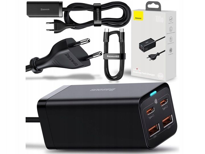 Ładowarka sieciowa BASEUS GaN3 Pro 100W Czarny zdjęcie 1