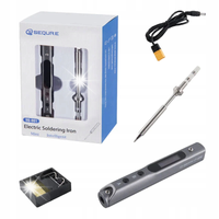 SEQURE SQ001 Przenośna mini lutownica elektryczna OLED szara TS-B2
