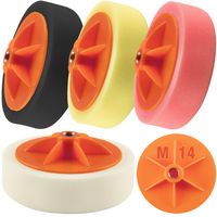 ZESTAW GĄBEK POLERSKICH GĄBKA POLERSKA M14 DO POLERKA SAMOCHODOWA -4 sztuki