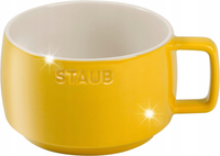 STAUB SERVING Kubek ceramiczny - Żółty, 500 ml ORYGINAŁ STAUB